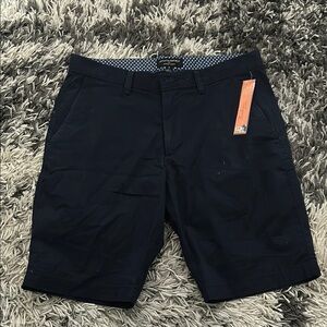 Banana Republic Blue Flat Front Shorts with Classic Style